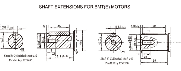 Bmt500 -4-M-D-B Low Speed High Torque Motor Replacement Sauer Danfosss