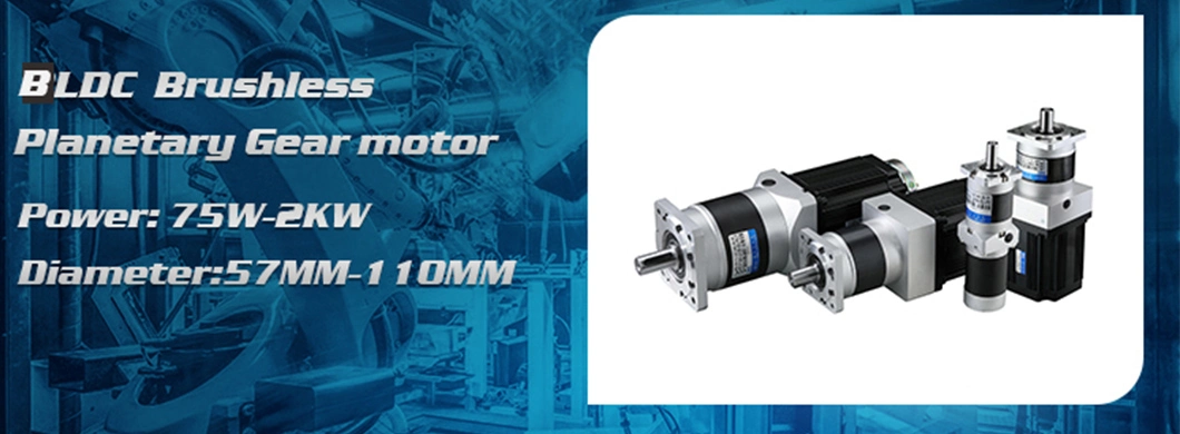 Dmke 1.5kw 2kw 1500watt 48V 310 V Low Speed 38 30 21 15 Rpm 310nm High Torque DC Planetary Gearbox Reduction BLDC Motor