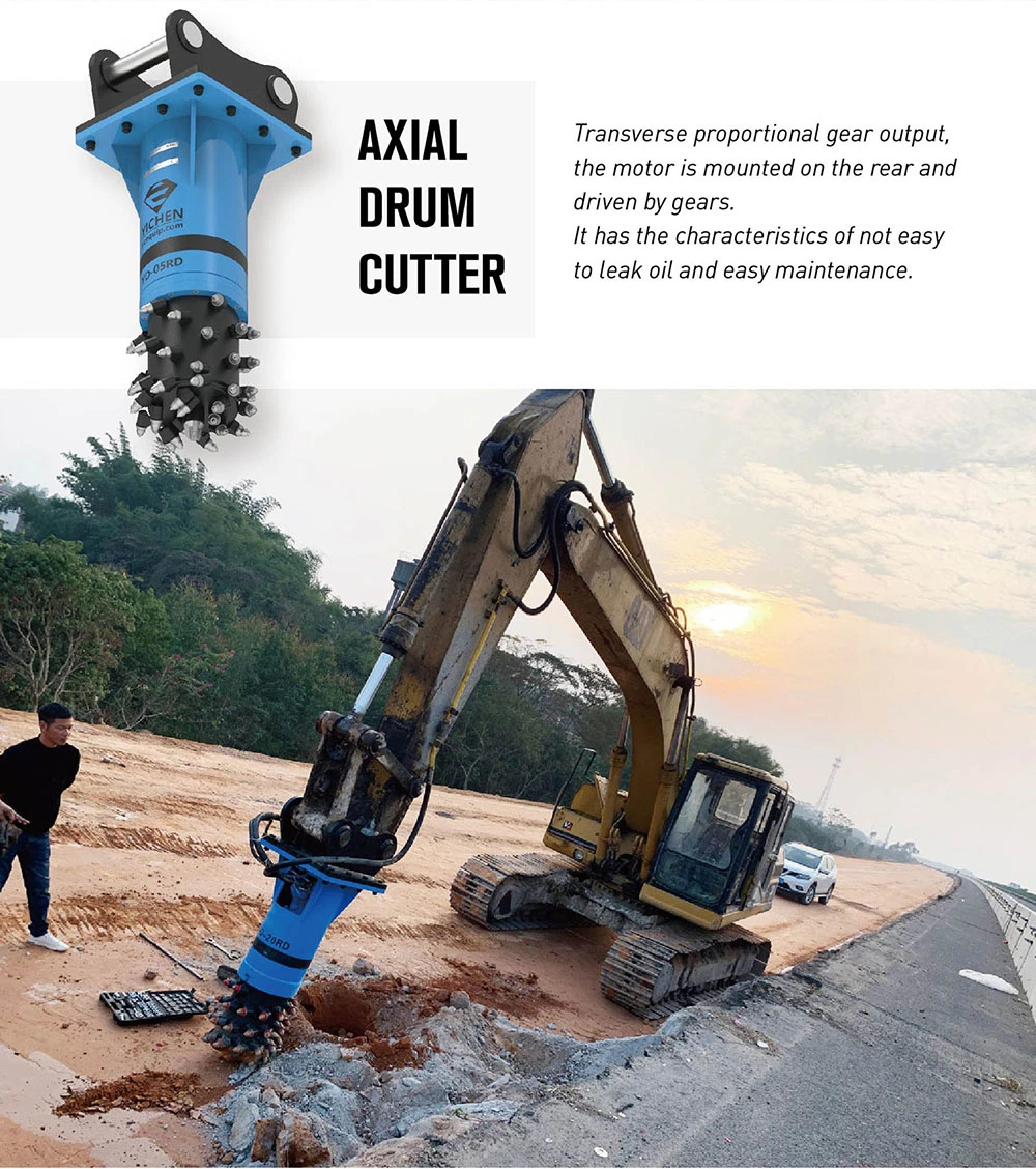 High Quality Hydraulic Excavator Drum Cutter Chinese Factory Outlet