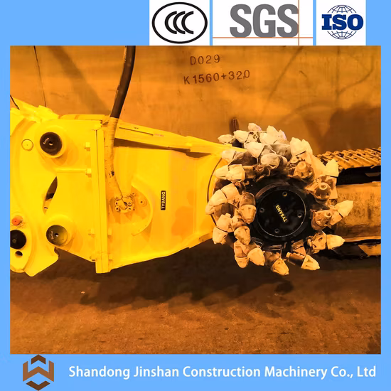 High Quality Rotary Hydraulic Horizontal Drum Cutter for Excavator