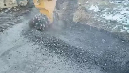 12t Excavator Hydraulic Hard Double Drum Cutter